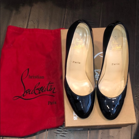 Authentic Christine Louboutin Simple Pump 100 - Picture 2 of 6